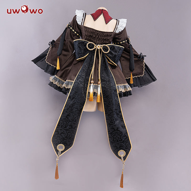 Exclusive Uwowo Genshin Impact Fanart Hutao Maid Ver Hu Tao Cosplay Costume - Uwowo Cosplay