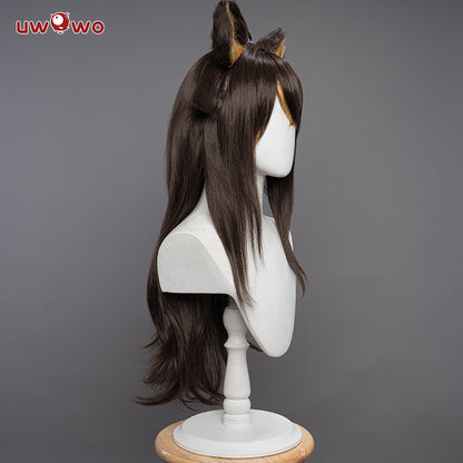 【Pre-sale】Uwowo Genshin Impact Cosplay Wig Dehya Cospaly Wig With Ears Long Coaply Hair - Uwowo Cosplay