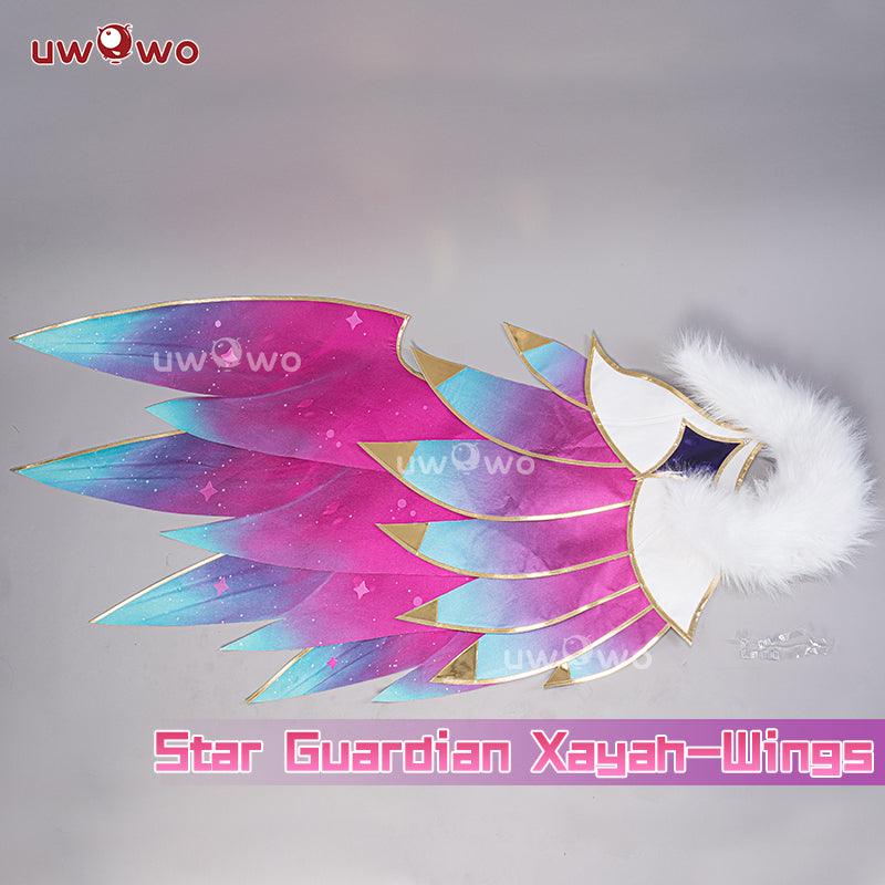 Uwowo League of Legends/LOL: Redeemed Star Guardian Xayah SG WR Wild Rift Cosplay Costume - Uwowo Cosplay