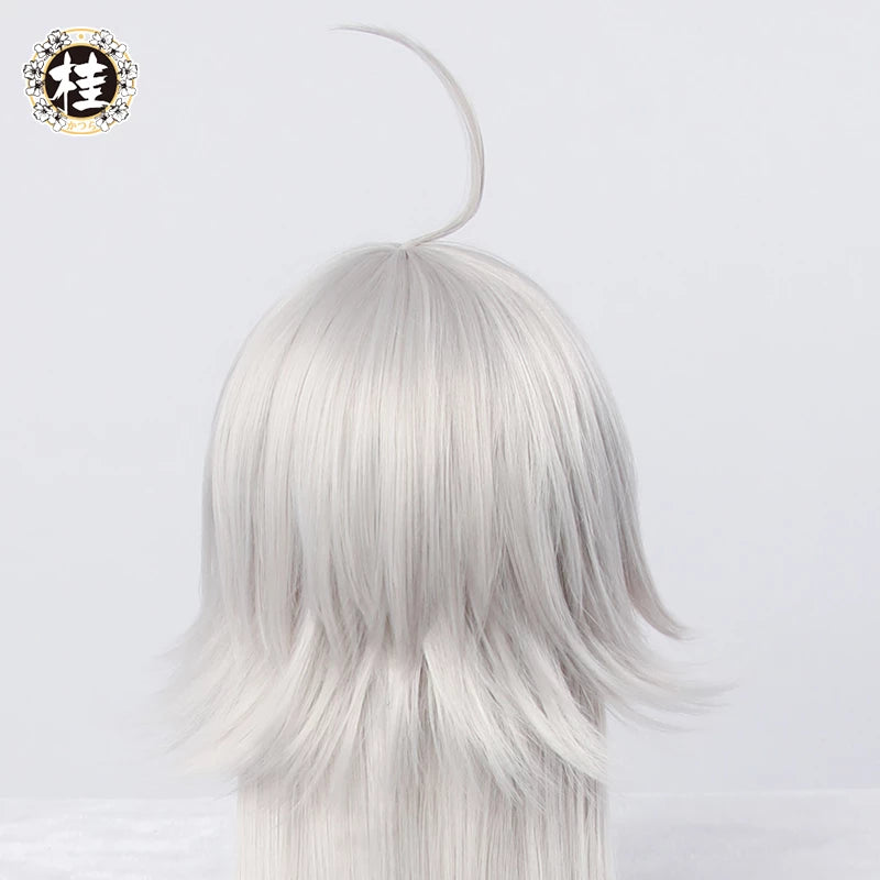UWOWO Game Fate Grand Order/FGO Jeanne d'Arc Alter (J'Alter) Cosplay Wig 100 CM Sliver Long Straight Heat Resistant Wig - Uwowo Cosplay