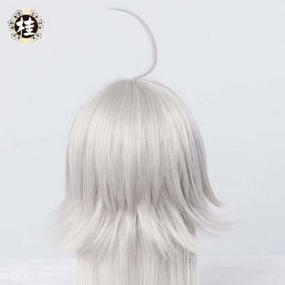 UWOWO Game Fate Grand Order/FGO Jeanne d'Arc Alter (J'Alter) Cosplay Wig 100 CM Sliver Long Straight Heat Resistant Wig - Uwowo Cosplay