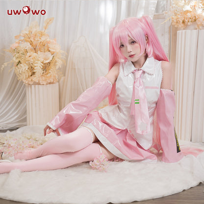 Uwowo V Singer Classic Sakura Pink Dress Cosplay Costume
