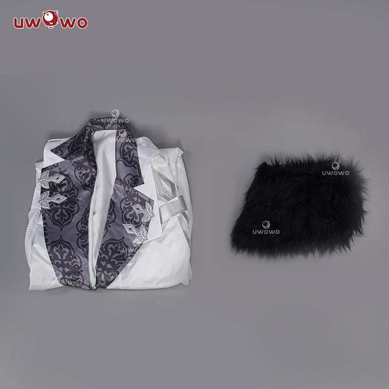 【Pre-sale】Uwowo Genshin Impact Fatui Cosplay Arlecchino Cosplay Harbingers The Knave Snezhnaya Cosplay Costume - Uwowo Cosplay