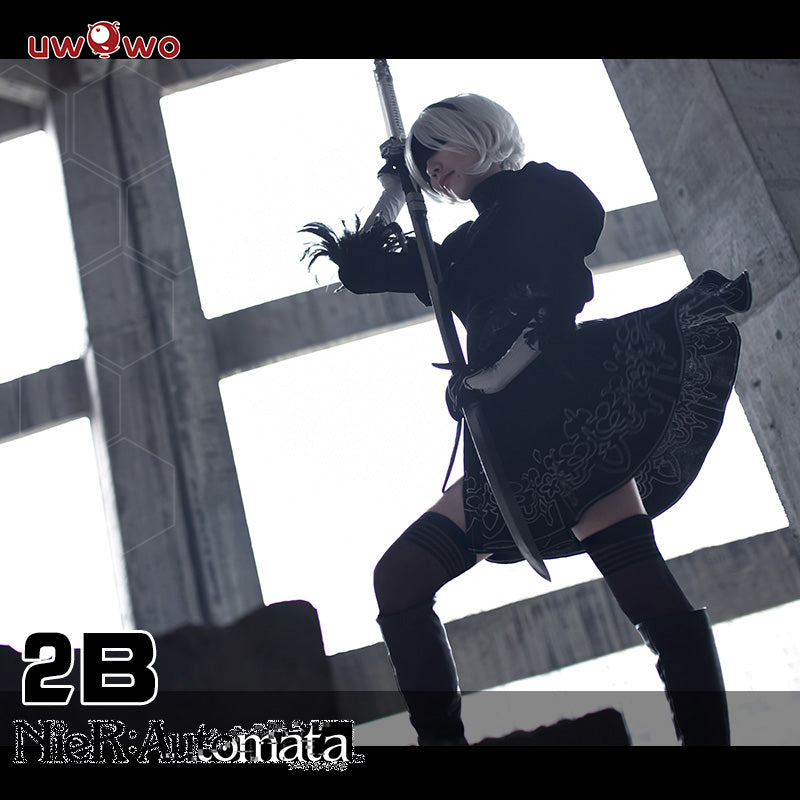 【In Stock】Uwowo Game Nier: Automata YoRHa No.2 Type B 2B Cosplay Costu ...