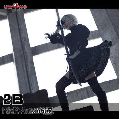 【Pre-sale】Uwowo Game Nier: Automata YoRHa No.2 Type B 2B Cosplay Costume - Uwowo Cosplay