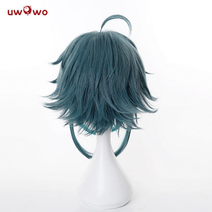 【Pre-sale】Uwowo Genshin Impact Cosplay Wig Xiao wig Short Light Green Hair - Uwowo Cosplay