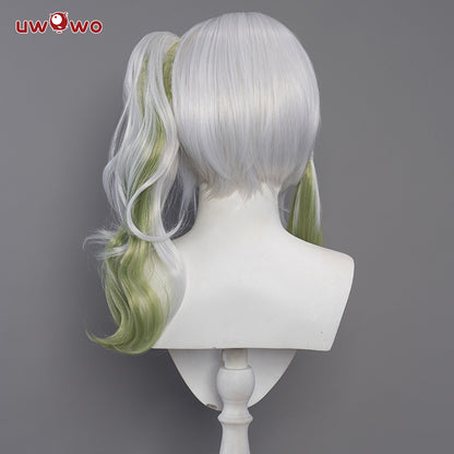 【Pre-sale】Uwowo Genshin Impact: Nahida Sumeru Dendro Archon God Loli Cosplay Wig Hahida Wig - Uwowo Cosplay