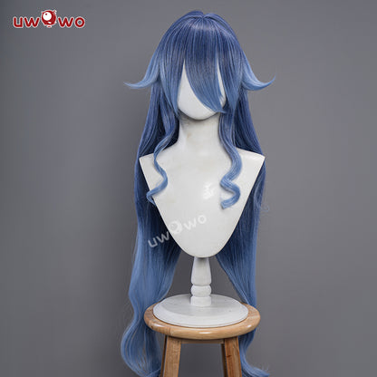 【Pre-sale】Uwowo Genshin Impact Cosplay Wig Layla Cosplay Wig Gradient Blue Long Hair - Uwowo Cosplay