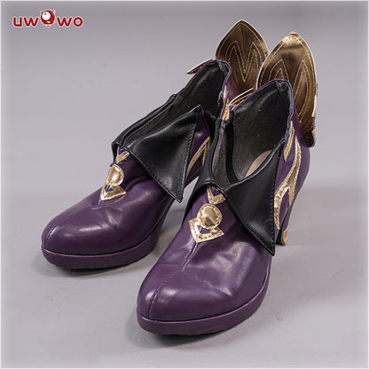 Uwowo Game Genshin Impact Keqing Yuheng Liyue Qixing Cosplay Costume Shoes - Uwowo Cosplay