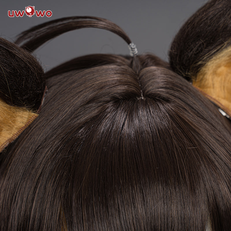 【Pre-sale】Uwowo Genshin Impact Cosplay Wig Dehya Cospaly Wig With Ears Long Coaply Hair - Uwowo Cosplay