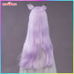 Uwowo Uma Musume Mejiro McQueen Cosplay Wig 70cm Bright lavender Long Straight Hair+Ear - Uwowo Cosplay