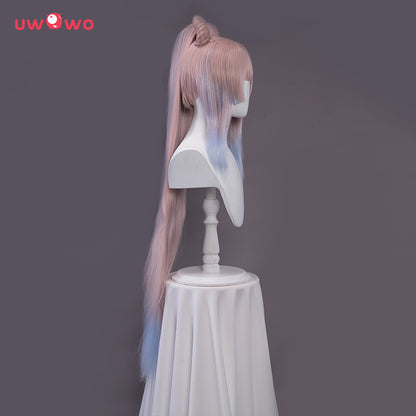 Uwowo Genshin Impact Sangonomiya Kokomi Cosplay Wig 110cm Ponytail - Uwowo Cosplay