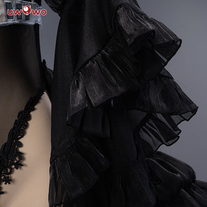 【In Stock】Uwowo Nier: Automata 2B Black Wedding Dress Bride Cosplay Costume - Uwowo Cosplay