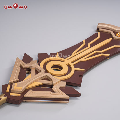 Uwowo Game Genshin Impact Cosplay Props Polearm Cyno Weapon Detachable Staff Of The Scarlet Sands - Uwowo Cosplay