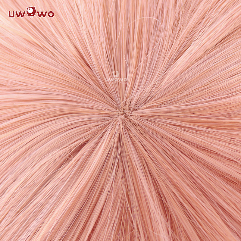 【Pre-sale】Uwowo Anime Chainsaw Man Wig Power Cosplay Wig Light Orange Long Hair Power Wig With Horns - Uwowo Cosplay