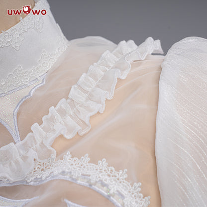 【In Stock】Uwowo Nier: Automata 2B White Wedding Dress Bride Cosplay Costume - Uwowo Cosplay