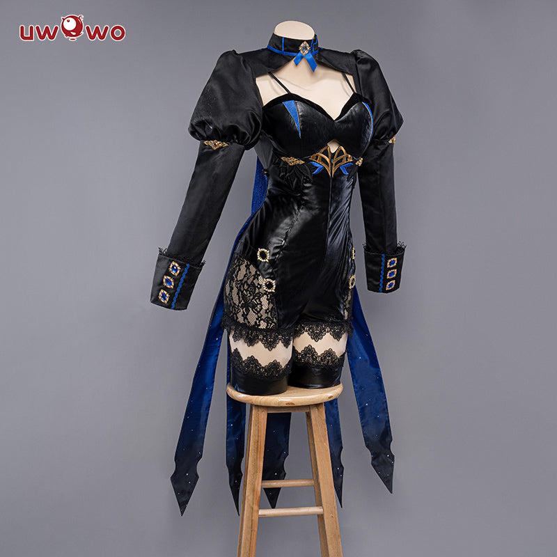 Uwowo Exclusive Authorization Genshin Impact Fanart Lumine Abyss Princess Traveler Cosplay Costume - Uwowo Cosplay