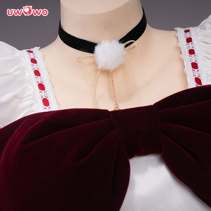 Exclusive authorization Uwowo Game Genshin Impact Fanart Maid Ver Klee Maid Cosplay Costume - Uwowo Cosplay