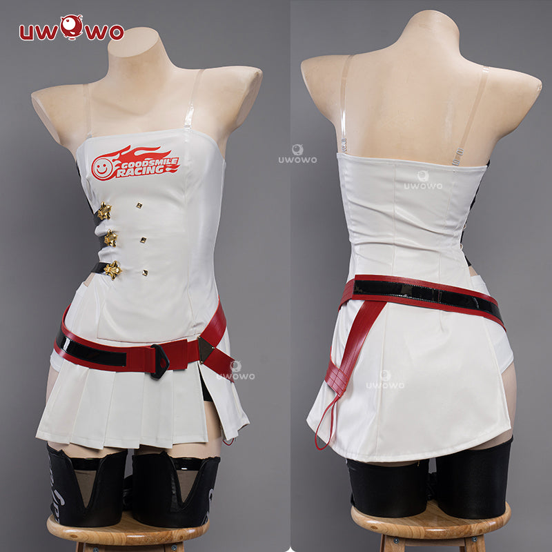 【In Stock】Uwowo Vocaloid Hatsune Miku 2023 Racing Ver Cosplay Costume