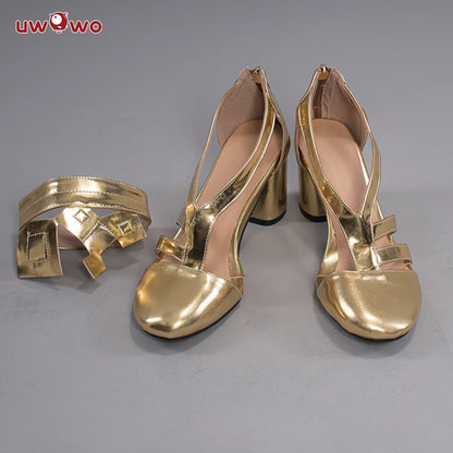 【Pre-sale】Uwowo Genshin Impact Layla Cosplay Shoes Sumeru Cryo Female Shoes