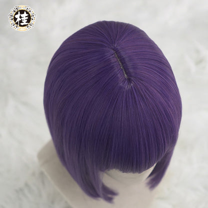 UWOWO Shuten Douji Cosplay Wig 35cm Purple Short Hair Fate Grand Order/FGO Wig - Uwowo Cosplay