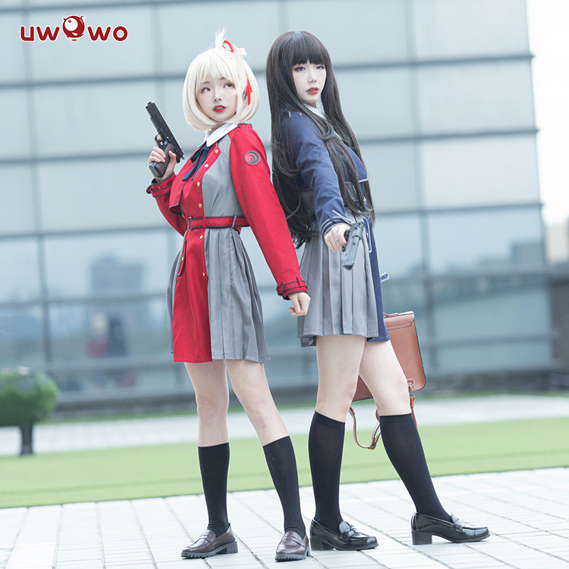 【Pre-sale】Uwowo Anime Lycoris Recoil Cosplay Nishikigi Chisato Cosplay Costume - Uwowo Cosplay