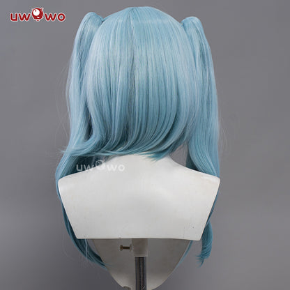 【Pre-sale】Uwowo Genshin Impact Faruzan Wig Sumeru Anemo Long Light Blue Hair