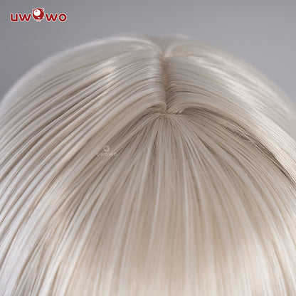 【Pre-sale】Uwowo Game Genshin Impact Fatui Cosplay Fatui Wig Sandrone wig 35CM Hair 55CM Ponytail - Uwowo Cosplay