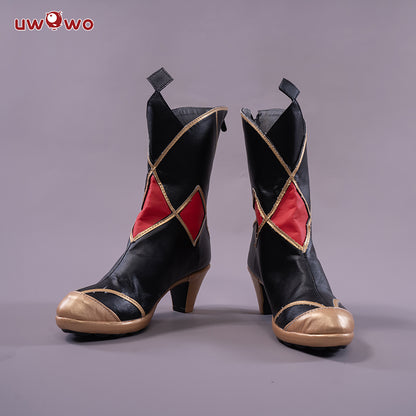 Uwowo Game Genshin Impact Cosplay Rosaria Thorny Benevolence Cosplay Shoes - Uwowo Cosplay