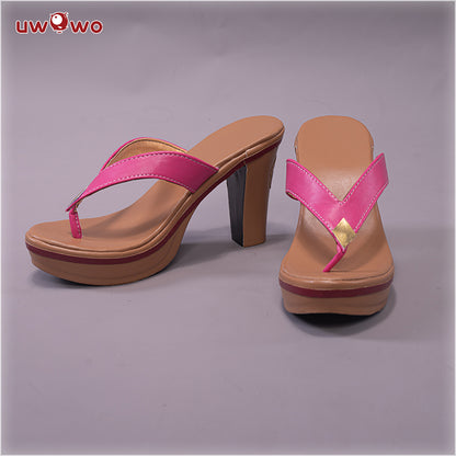 【In Stock】Uwowo Game Genshin Impact Inazuma Baal Raiden Shogun Cosplay Shoes - Uwowo Cosplay
