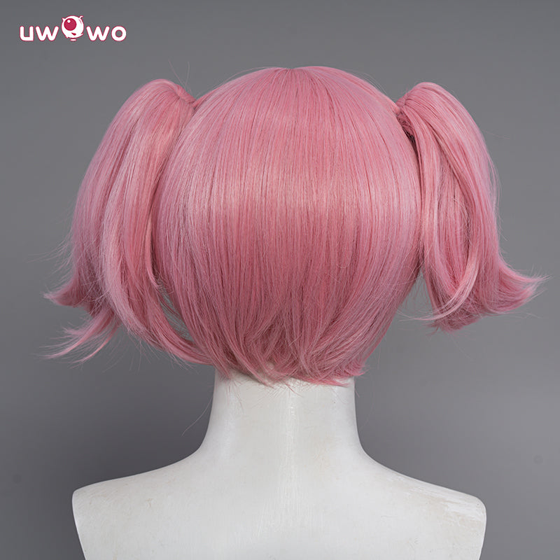 Uwowo Anime Puella Magi Madoka Magica Cosplay  Wig Kaname Madoka Wig Short Pink Hair