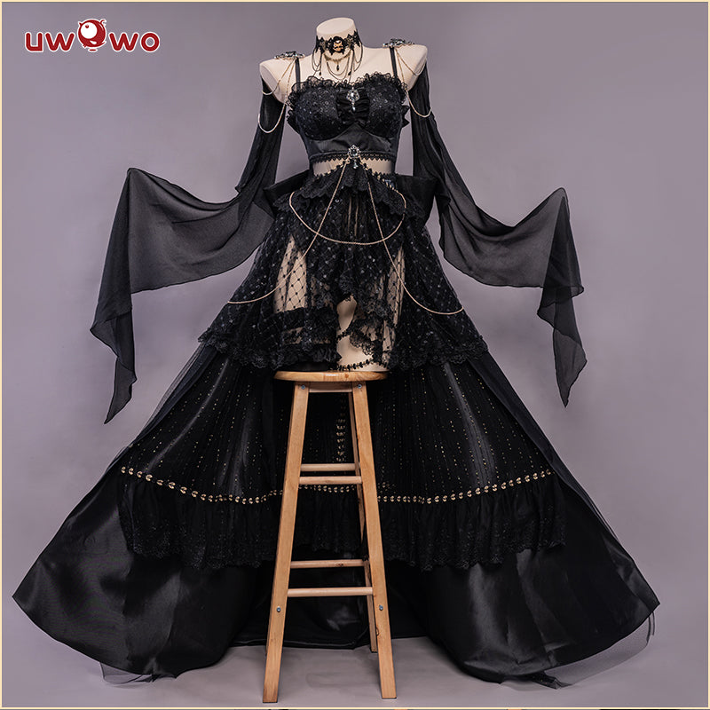 【In Stock】Uwowo Exclusive Authorization Fate Grand Order/FGO Fanart Ereshkigal Black Bride Ver. Cosplay Costume - Uwowo Cosplay