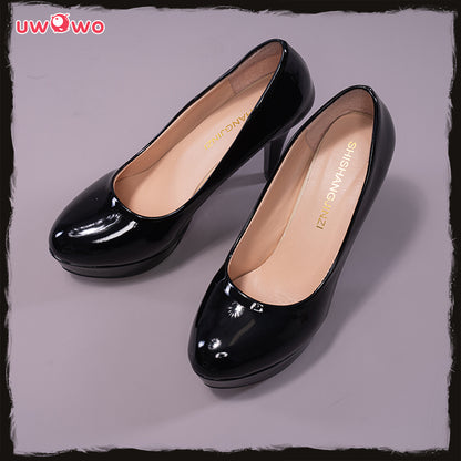 Uwowo All-match Copslay Shoes Black High Heels The combat Maid,Syndra,2B Shoes - Uwowo Cosplay