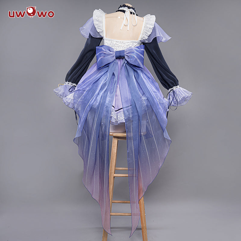 【In Stock】Exclusive Uwowo Genshin Impact Fanart Kokomi Maid Ver Cosplay Costume - Uwowo Cosplay