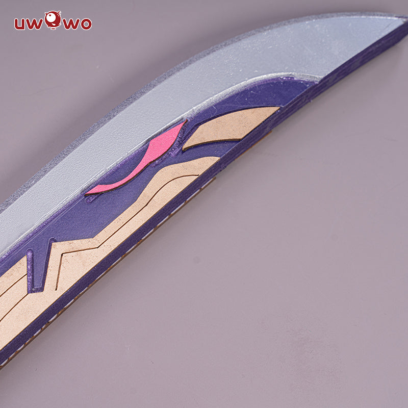 Uwowo Game Genshin Impact Ayaka Mistsplitter Reforged Cosplay Props Swords Weapon - Uwowo Cosplay