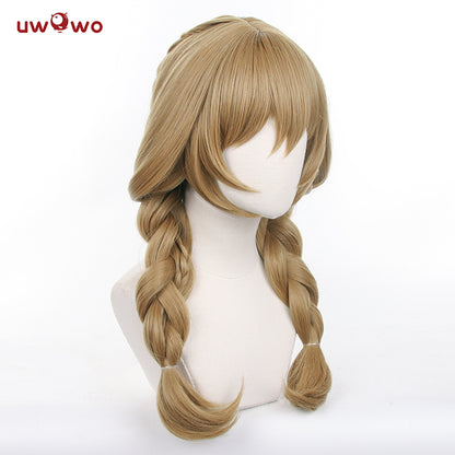 Uwowo Genshin Impact Lisa Sumeru Uniform 3.4 New Skin Cosplay Wig Long Hair