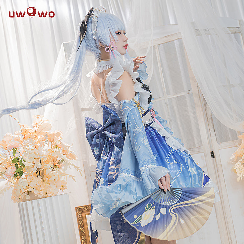 In Stoock】Uwowo Genshin Impact Fanart Ayaka Maid Dress Cosplay