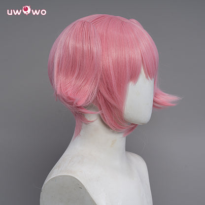 Uwowo Anime Puella Magi Madoka Magica Cosplay  Wig Kaname Madoka Wig Short Pink Hair