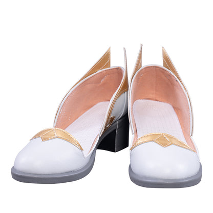 Uwowo Game Genshin Impact Cosplay Ganyu Plenilune Gaze Cosplay Shoes - Uwowo Cosplay