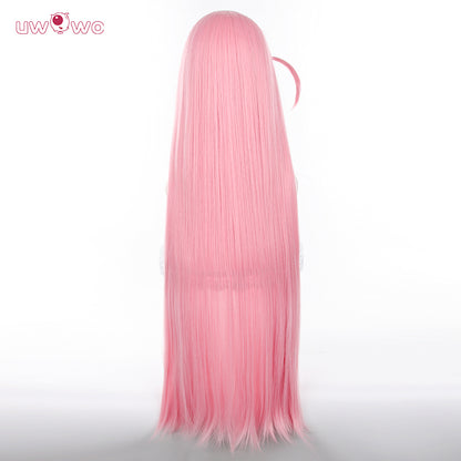 UWOWO Gotou Hitori Cosplay Bocchi The Rock Gotou Hitori Cosplay Wig Pink Long Hair