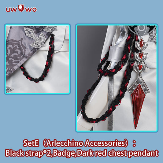 【Pre-sale】Uwowo Genshin Impact: Arlecchino/Dottore/Tartaglia/Sandrone/Columbina Fatui Harbingers Universal Coat Snezhnaya Cosplay - Uwowo Cosplay