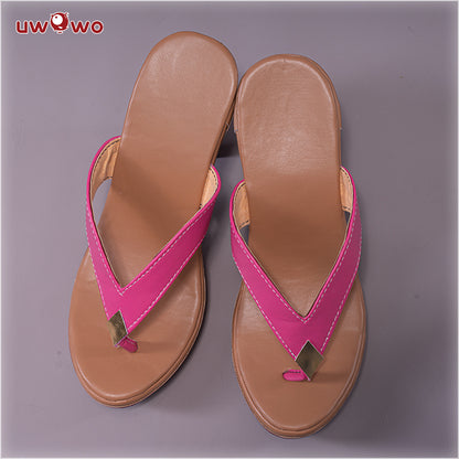 【In Stock】Uwowo Game Genshin Impact Inazuma Baal Raiden Shogun Cosplay Shoes - Uwowo Cosplay