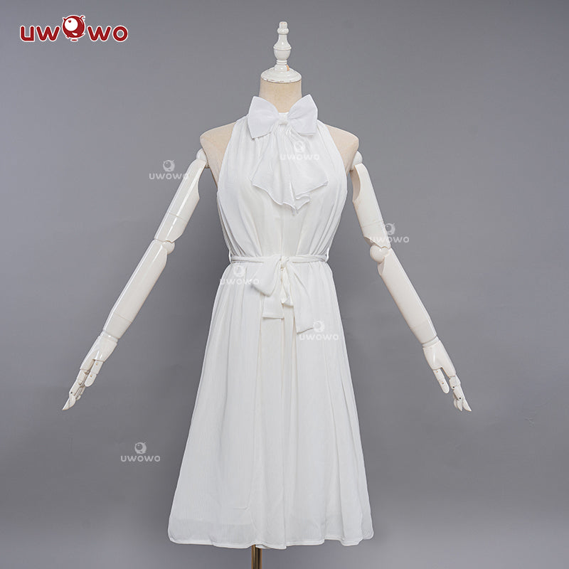 【Pre-sale】Uwowo Genshin Impact: Columbina Fatui Harbingers Damselette Snezhnaya Cosplay Costume - Uwowo Cosplay