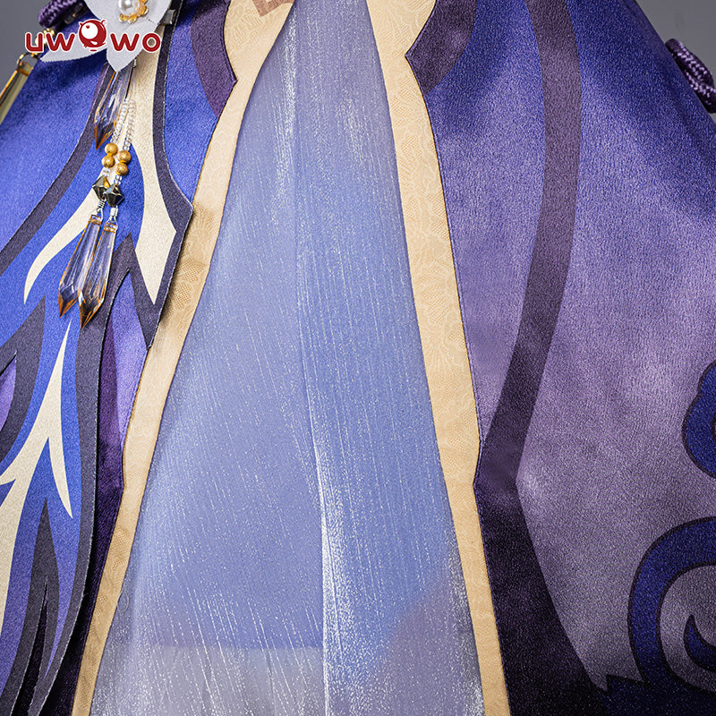 【In Stock】Uwowo Game Genshin Impact Keqing Yuheng Liyue Qixing Cosplay Costume - Uwowo Cosplay