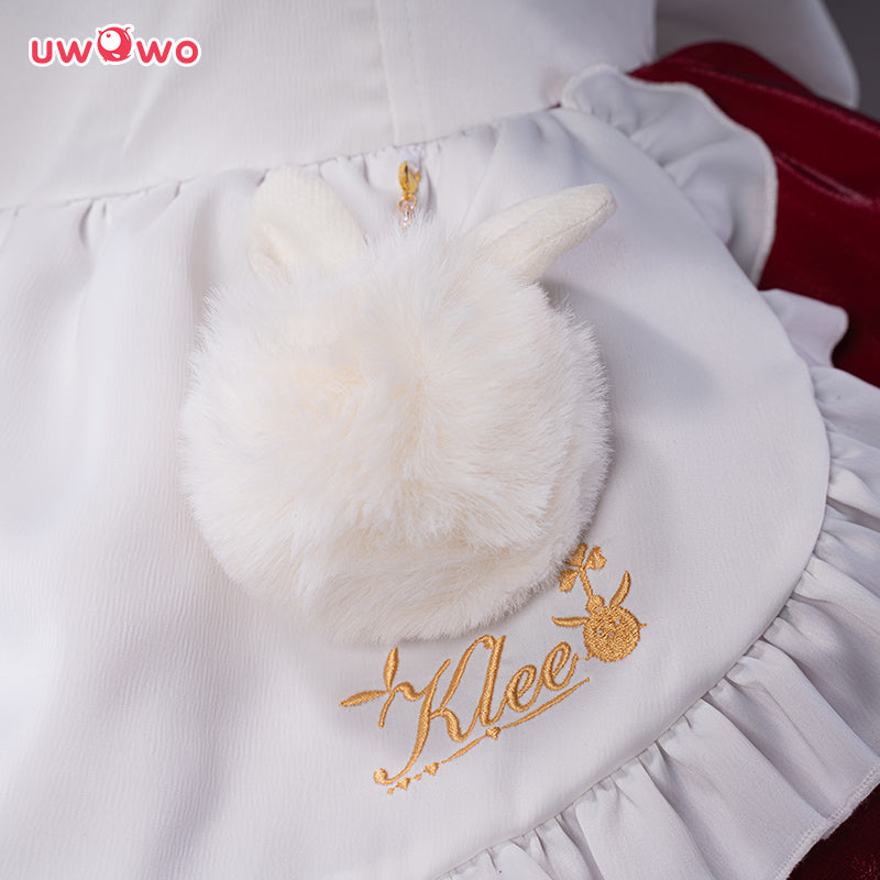 Exclusive authorization Uwowo Game Genshin Impact Fanart Maid Ver Klee Maid Cosplay Costume - Uwowo Cosplay