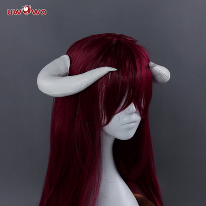 UWOWO Anime Overlord Albedo Cosplay Plus Size White Dress Costume - Uwowo Cosplay