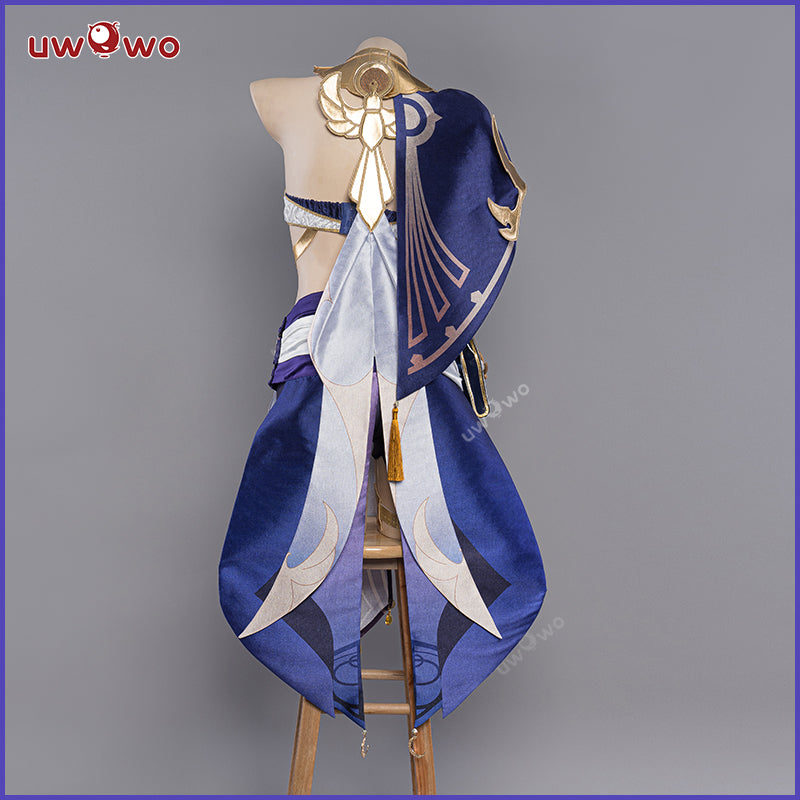 【Pre-Sale】Uwowo Genshin Impact: Candace Golden Vow Sumeru Hydro Female Cosplay Costume - Uwowo Cosplay