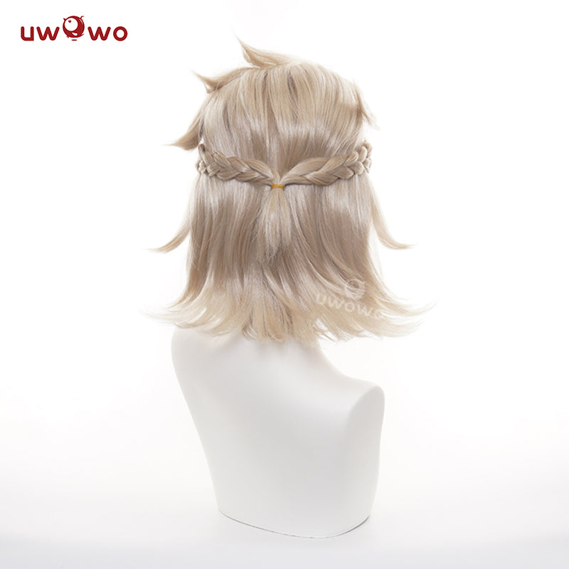 Uwowo Genshin Impact Fanart Abedo Cosplay Wig Abedo Wig Short Hair - Uwowo Cosplay