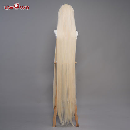 【Pre-sale】Uwowo Anime/Manga Chobits Chii Lolita Pink Bow Clamp Wig Light Yellow Long hair - Uwowo Cosplay