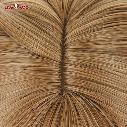 Uwowo Genshin Impact Lisa Sumeru Uniform 3.4 New Skin Cosplay Wig Long Hair